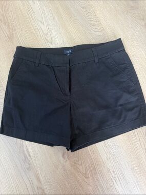 J. Crew Black Chino Bermuda Shorts